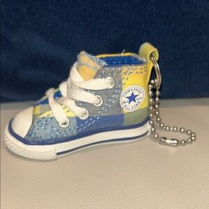 Converse Kids Plaid Sneaker Bag Charm